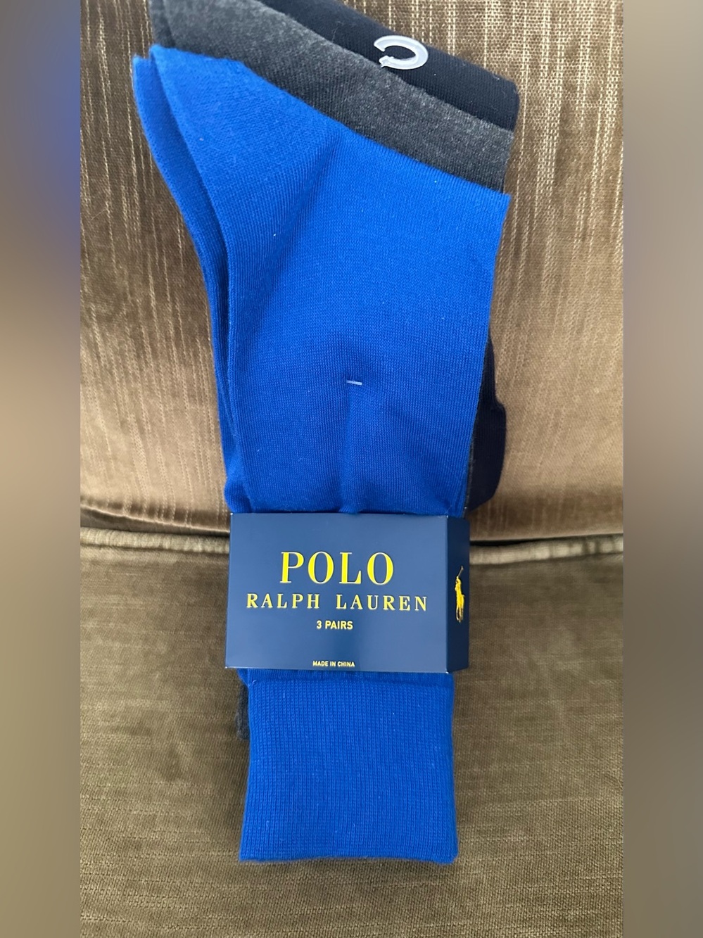 Men’s Ralph Lauren Polo 3 pack of dress socks New